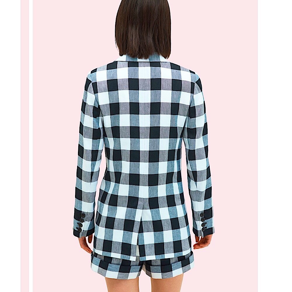 *NWT* kate spade gingham blazer - Picture 2 of 3